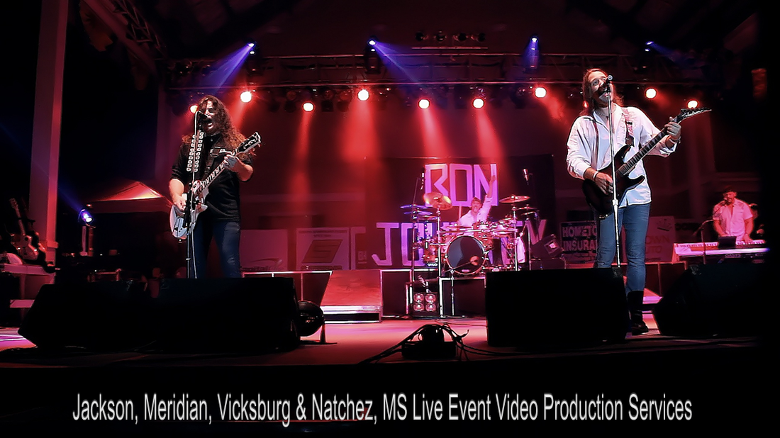 Live Event Video Productions  concert, conference, seminars, workshops, annual meetings, sporting events, gigs, or other type of live events  Jackson - Vicksburg - Natchez - Meridian - Madison - Ridgeland - Brandon - Canton - Yazoo City - Philadelphia - Brookhaven - McComb - Clinton - Pearl - Flowood - Richland